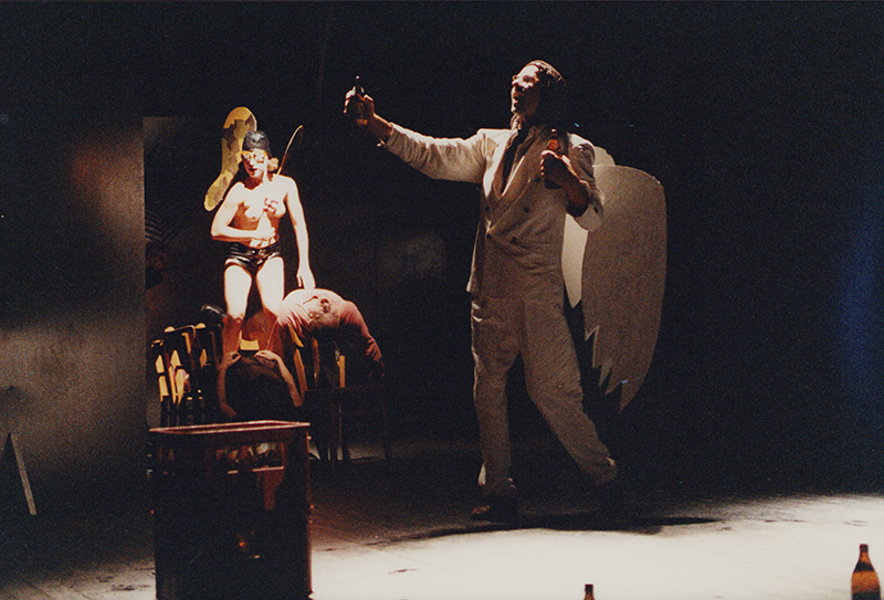 1989 - WELTUNTERGANG BERLIN (Bier) (Kerstin Fischer, Reinhold Behling, Kurt Bildstein)&copy;FTM