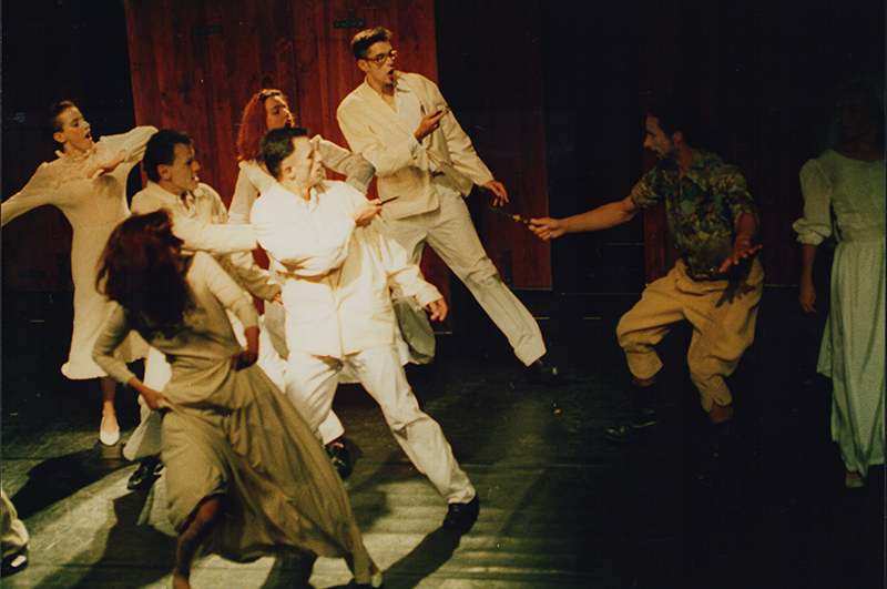 1990 - DER WIDERSPENSTIGEN Z&Auml;HMUNG (Kerstin Fischer, Eva Dietzfelbinger, Bernhard Ulsamer, Alexandra Hartmann, Reinhold Behling, Stefan Rihl, Kurt Bildstein)&copy;FTM