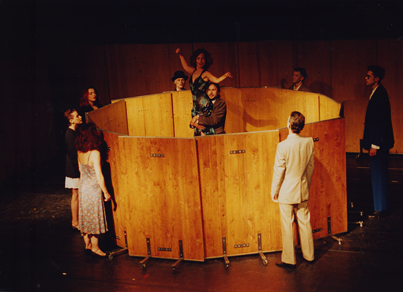 1990 - DER WIDERSPENSTIGEN Z&Auml;HMUNG (Kerstin Fischer, Kurt Bildstein und Ensemble)&copy;FTM