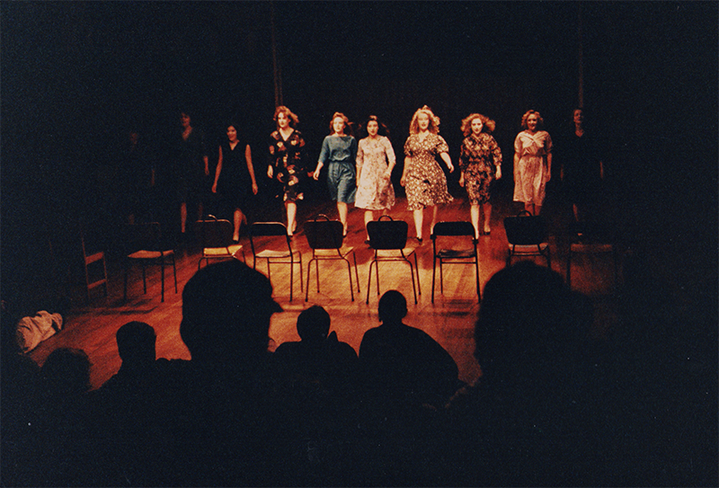 1991 - HAMLETMASCHINE, Christchurch NZ, Auff&uuml;hrung 2 (with Drama-Students)&copy;FTM