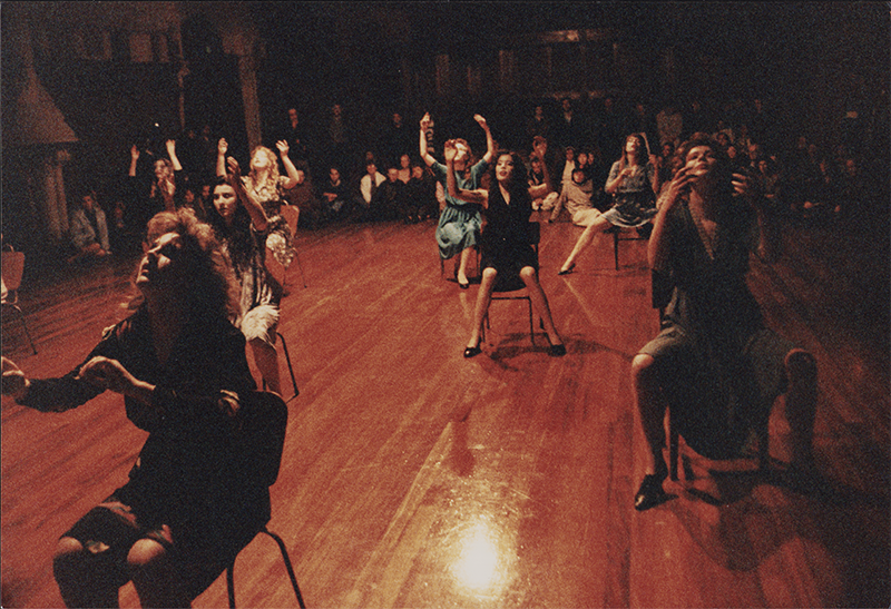 1991 - HAMLETMASCHINE, Christchurch NZ, Auff&uuml;hrung 3 (with Drama-Students) &copy;FTM