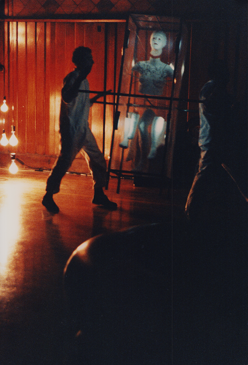 1991 - HAMLETMASCHINE, Christchurch NZ, Auff&uuml;hrung 5 (with Drama-Students) &copy;FTM