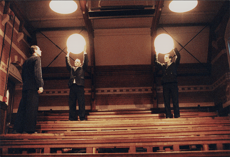 1991 - HAMLETMASCHINE, Christchurch NZ, Auff&uuml;hrung 7 (with Drama-Students) &copy;FTM