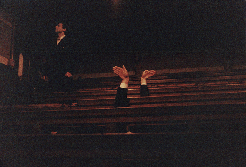 1991 - HAMLETMASCHINE, Christchurch NZ, Auff&uuml;hrung 8 (with Drama-Students) &copy;FTM