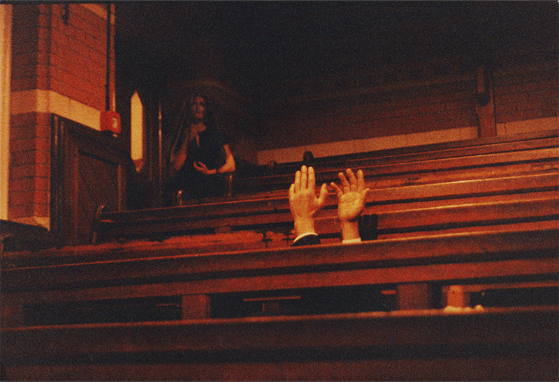 1991 - HAMLETMASCHINE, Christchurch NZ, Auff&uuml;hrung 9 (with Drama-Students) &copy;FTM