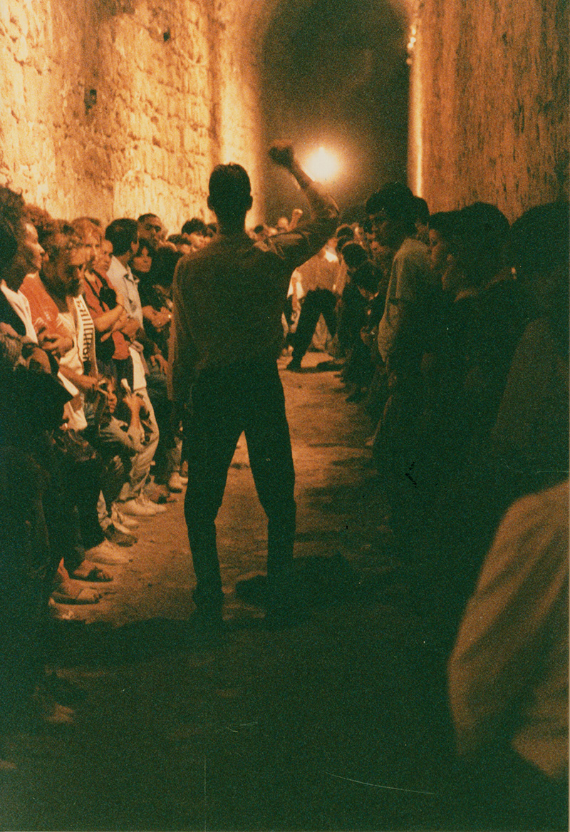1989 - HAMLETMASCHINE, Workshop und Erarbeitung mit Drama-Studenten in Tel Aviv in Hebr&auml;isch, f&uuml;r das Akko-Theaterfestival Familienalbum 2 Dramastudents &copy;FTM