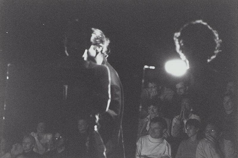 1993 - LEBEN GUNDLINGS ,Black Box Gasteig M&uuml;nchen (Ensemble und Zuschauer)&copy;FTM