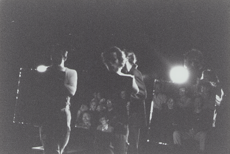 1993 - LEBEN GUNDLINGS ,Black Box Gasteig M&uuml;nchen (Ensemble und Zuschauer)&copy;FTM