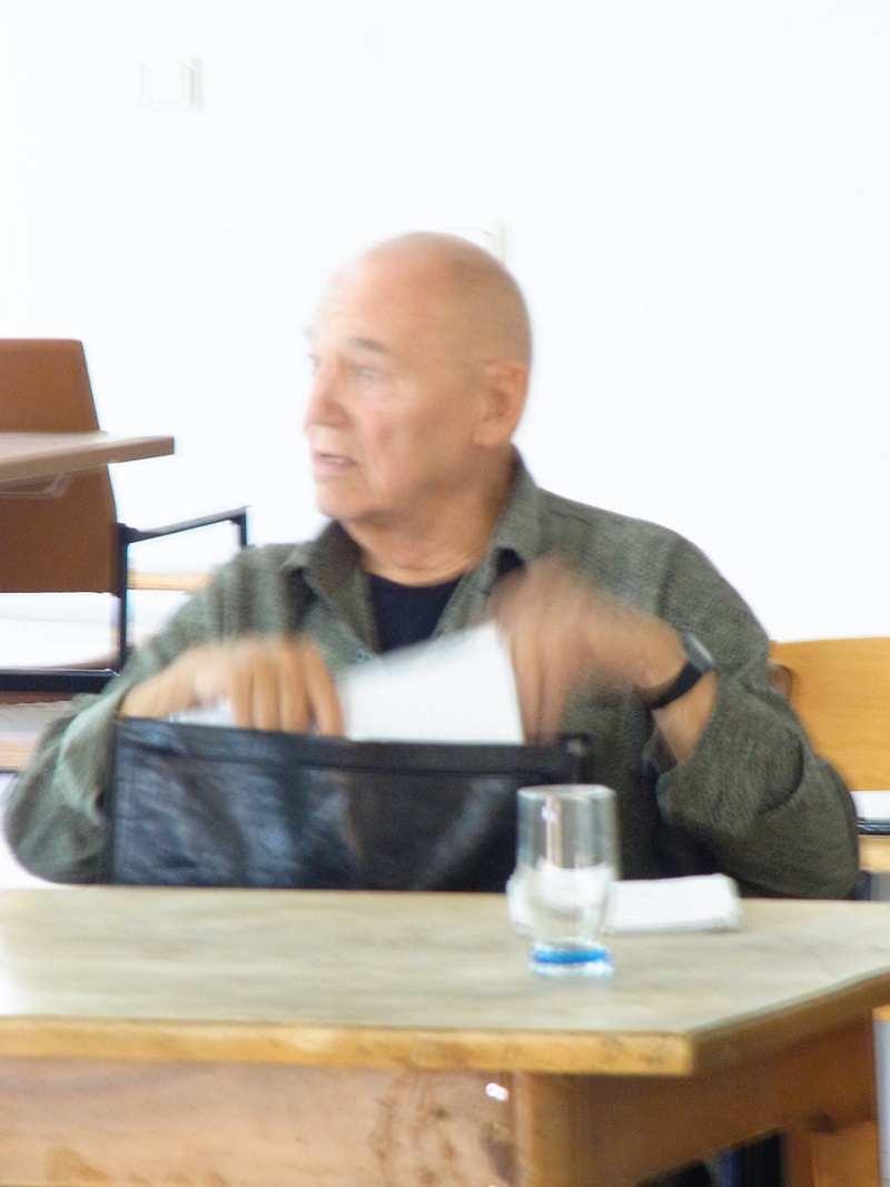 2011 - HEINER M&Uuml;LLER, TRAUMTEXTE  005Proben Auenstra&szlig;e(George