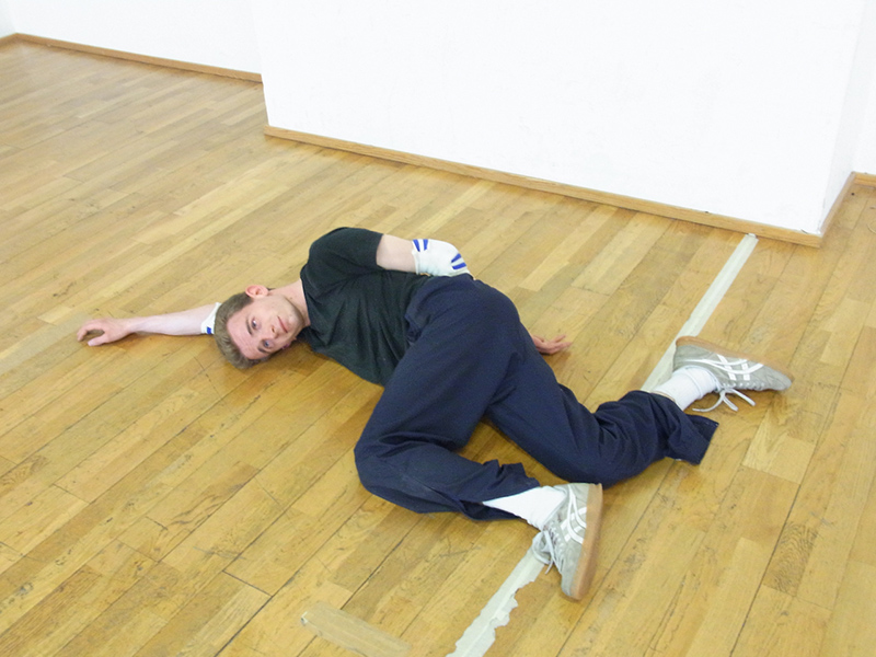 2011 - HEINER M&Uuml;LLER, TRAUMTEXTE  010Proben Auenstra&szlig;e(Martin