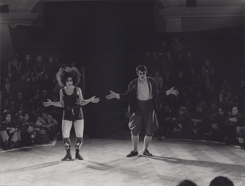 1973 - AFTER BRECHT (v l Christine Ruckdeschel, Kurt Bildstein) Wroclaw Festival 1973 &copy;FTM