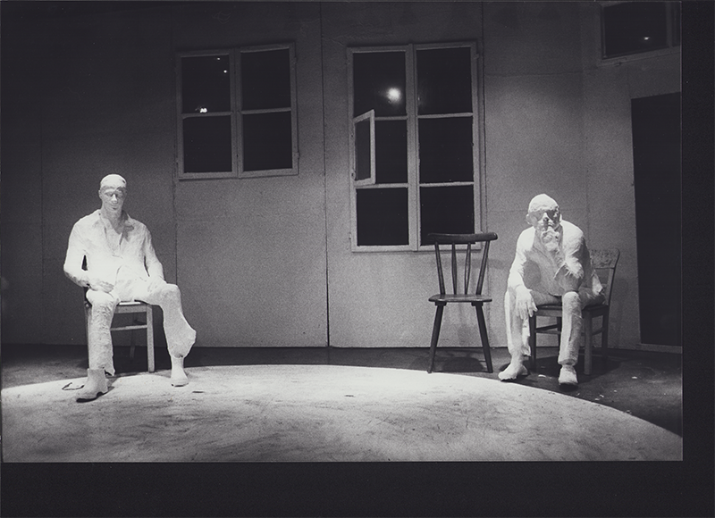 1974 - Das M&uuml;ndel will Vormund sein, W&ouml;rthstra&szlig;e 9 (Gipsabg&uuml;sse von Bildstein und Hoppe)&copy;Oda Sternberg