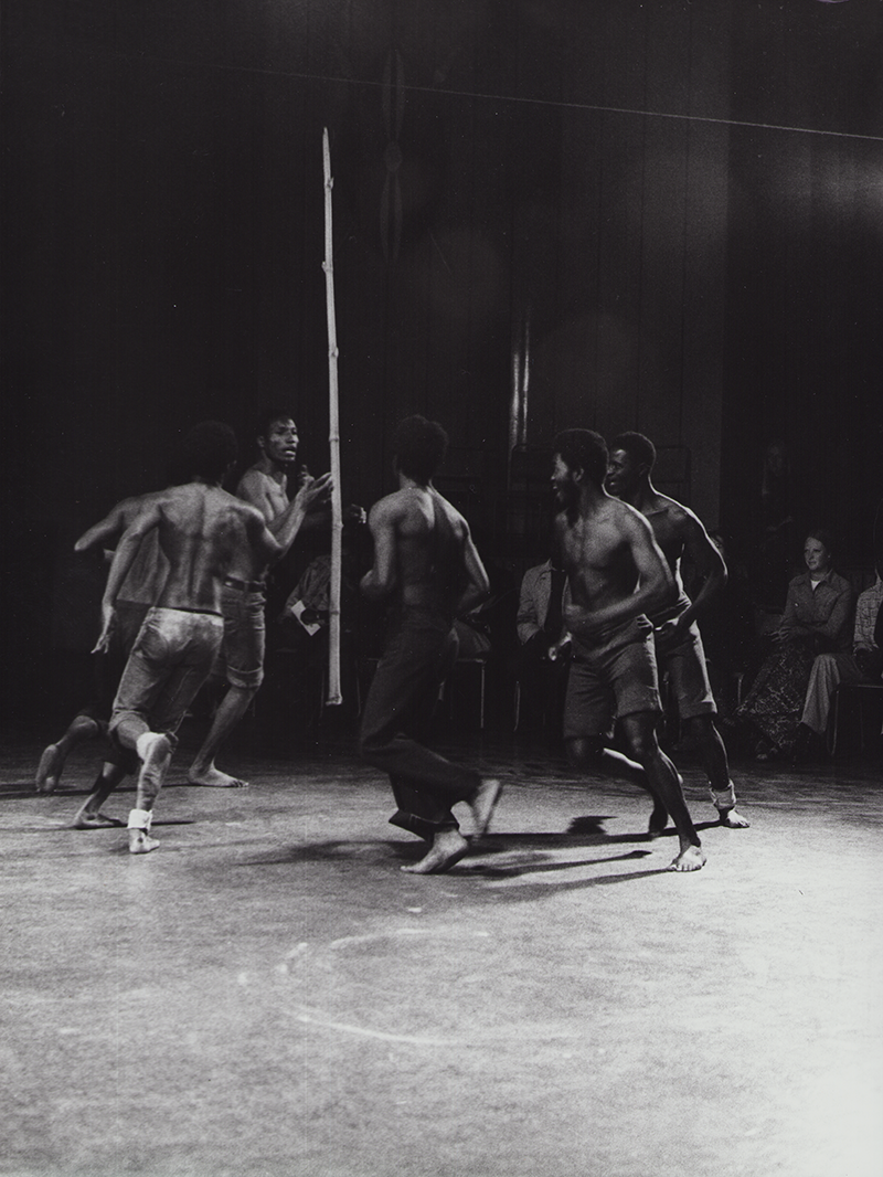 1975 - WORKOUT, UNI Nairobi, &rsquo;Jagd&rsquo; &copy;FTM