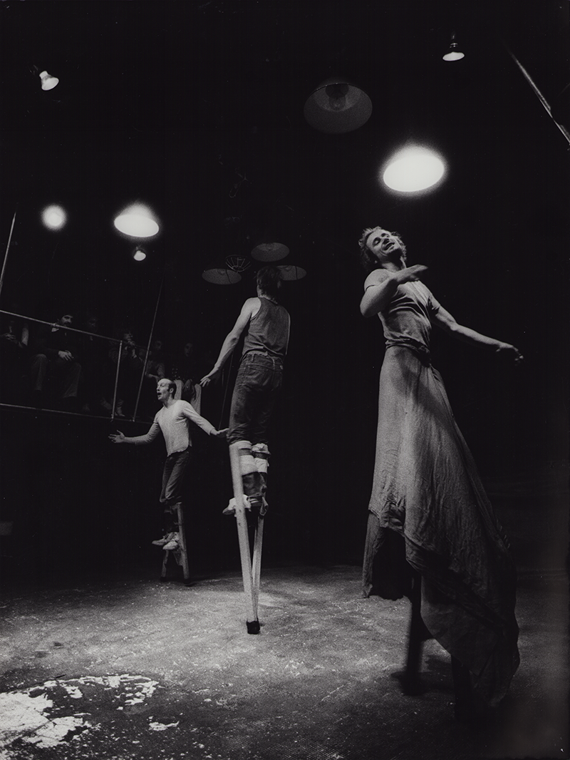 1976 - Demo Arbeitsweise FTM, W&ouml;rthstr 9 (Colin Gilder, Werner Eckl, Kurt  Bildstein)&copy;W Giesche