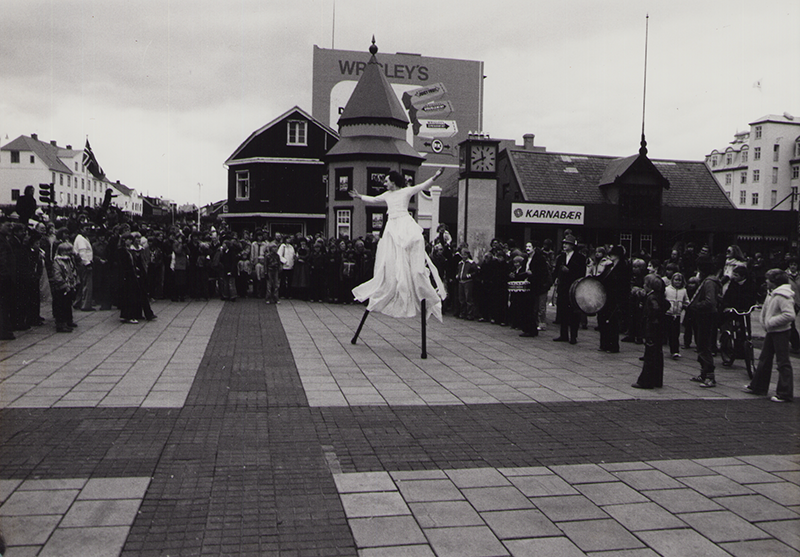 1978 - Reykjavik Center, Walk Act &copy;FTM