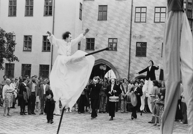 1978 - M&uuml;nchen, Alter Hof, WEISSE PROZESSION (Siegi Maschek)&copy;Oda Sternberg