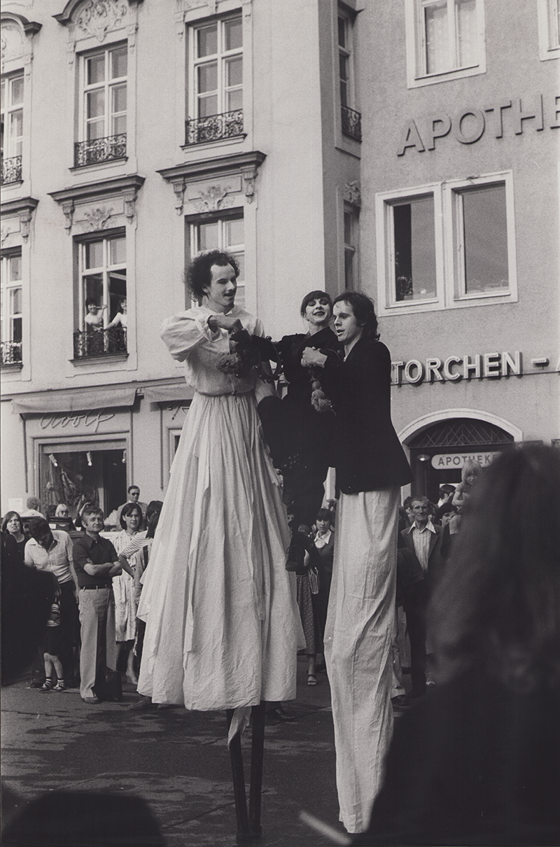 1980 - M&uuml;nchen, WEISSE PROZESSION (Maschek, Linda Scott, Kittel) &copy;FTM