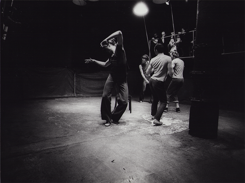 1977  - Demo Arbeitsweise FTM, W&ouml;rthstr 9 (Benno Ifland, Werner Eckl, Kurt Bildstein)&copy;W Giesche