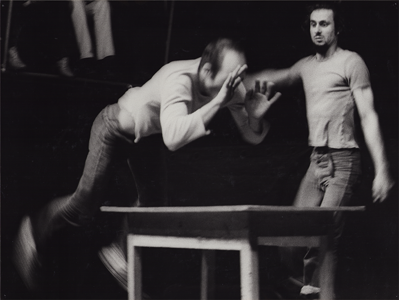 1977  - Demo Arbeitsweise FTM, W&ouml;rthstr 9 (Colin Gilder, Kurt Bildstein)&copy;W Giesche