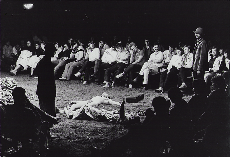 1979 - WARTEN AUF GODOT, Villach (Carl Kittel, Mark Adam, Siegi Maschek, Kurt Bildstein) ©Michael Leischner