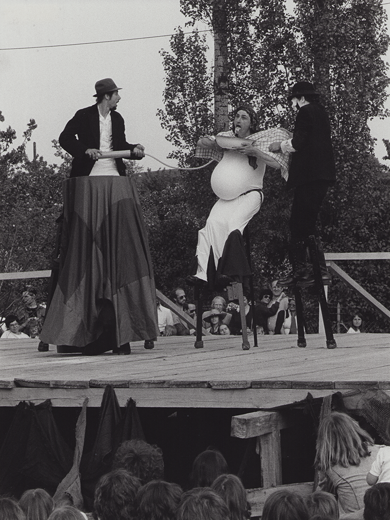 1980 - ZEIT F&Uuml;RS PARADIES - Theaterfestival M&uuml;nchen (Kurt Bildstein, Wolfgang Tietze, Siegi Maschek)&copy;V Giesche