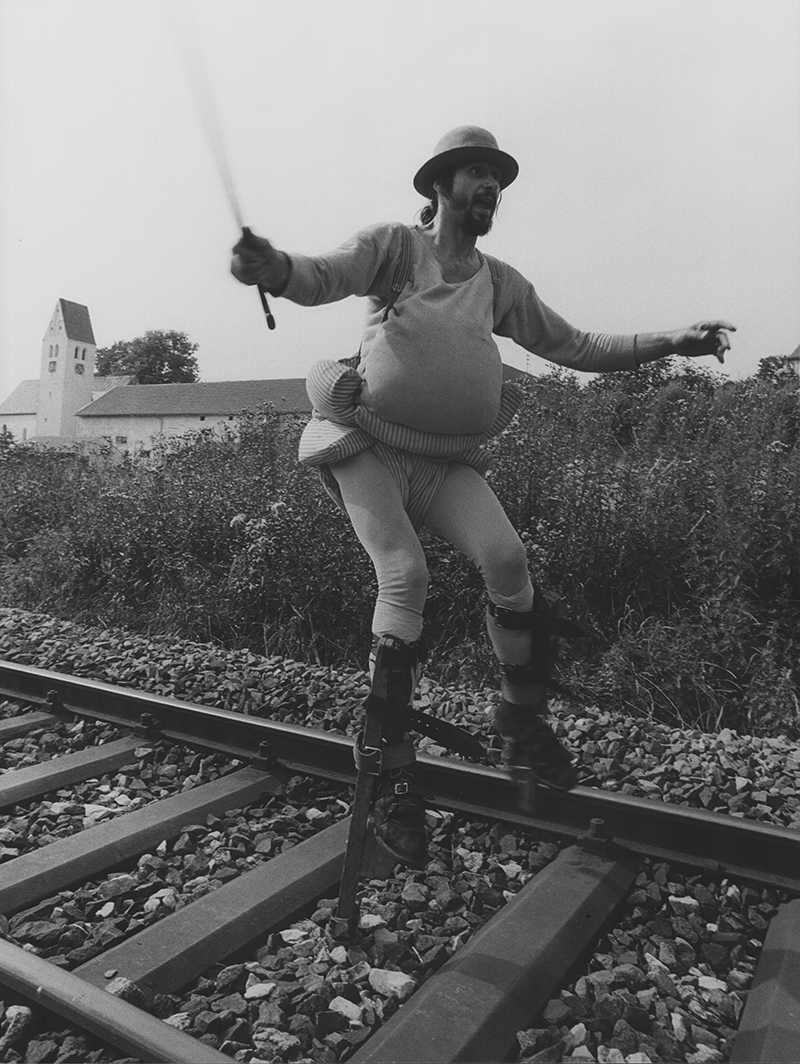 1980 - Dorffest, Bahnlinie (Kurt Bildstein) &copy;Giesche