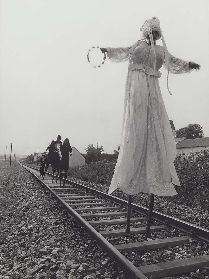 1980 - Dorffest, Bahnlinie (Siegi Maschek) &copy;Giesche