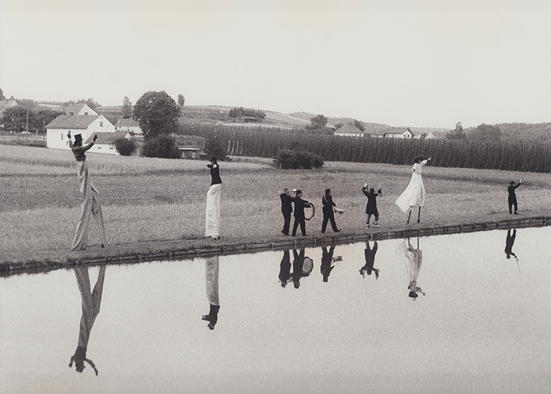 1980 - Dorffest, am Weiher &copy;Giesche