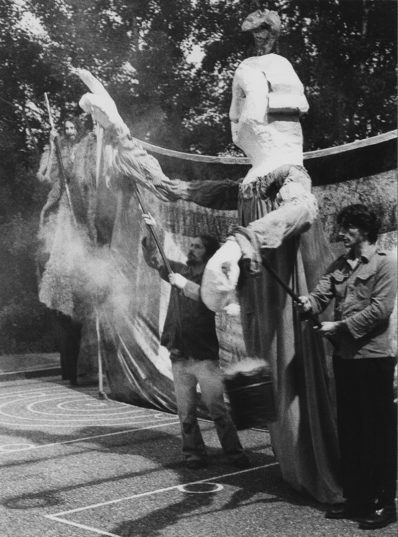 1980 - Dorffest, Tetzels Ablass (Kurt Bildstein, Rolf Kassalicky, Wolfgang Tietze) &copy;Giesche