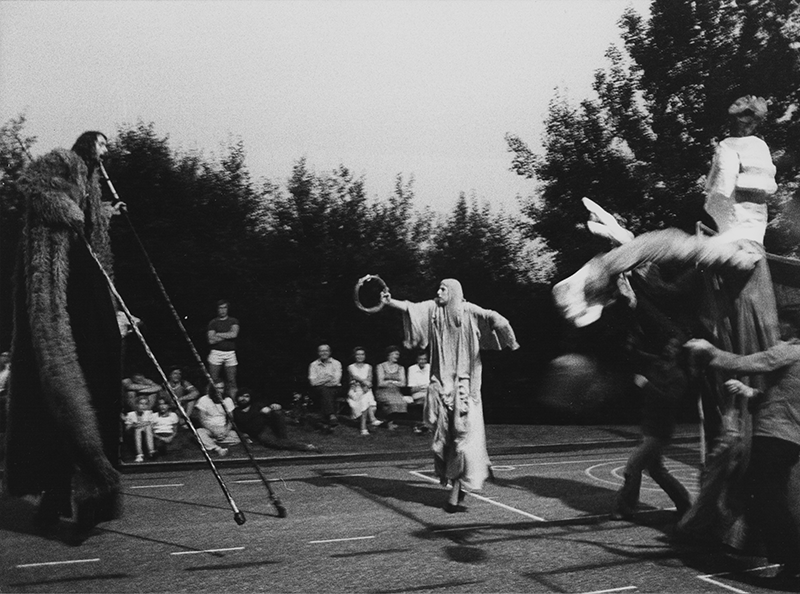 1980 - Dorffest, Tetzels Ablass (Kurt Bildstein, Johanna Bittenbinder, Wolfgang Tietze) &copy;Giesche