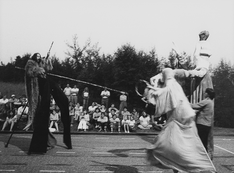 1980 - Dorffest, Tetzels Ablass (Kurt Bildstein, Johanna Bittenbinder, Wolfgang Tietze) &copy;Giesche