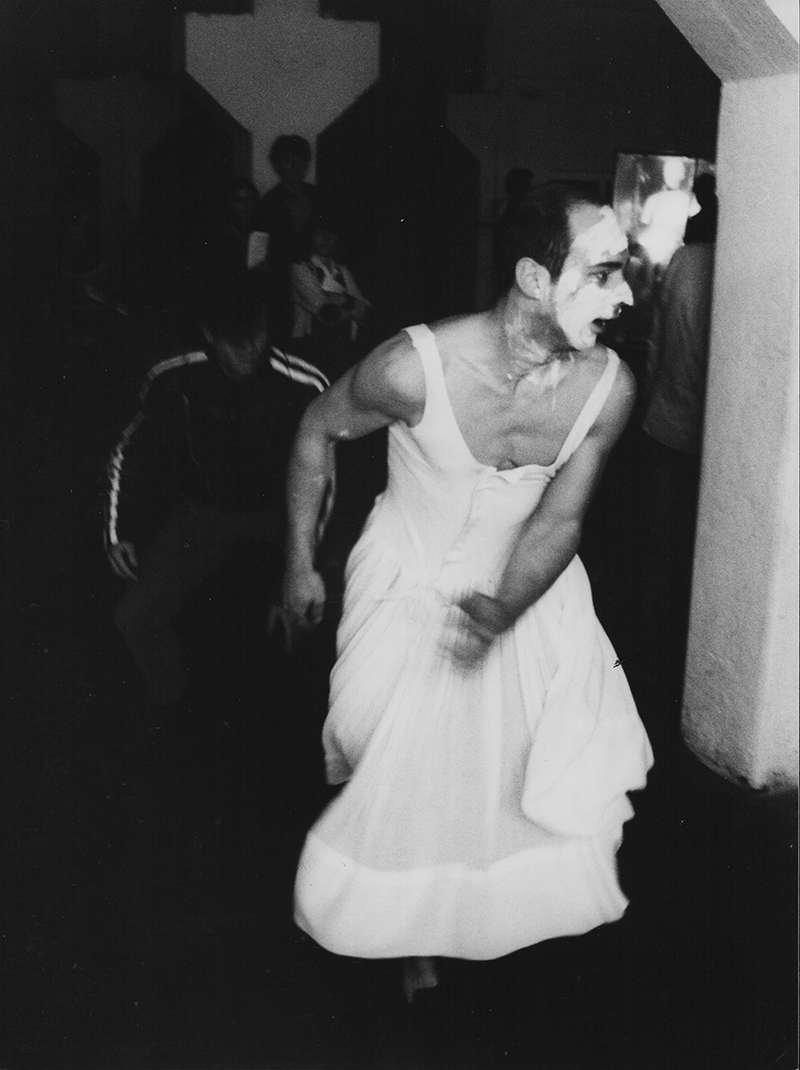 1981 - Hamletmaschine, Scherzo (Reinhold Behling, R&eacute;ne Pandis) &copy;Volkmar Giesche