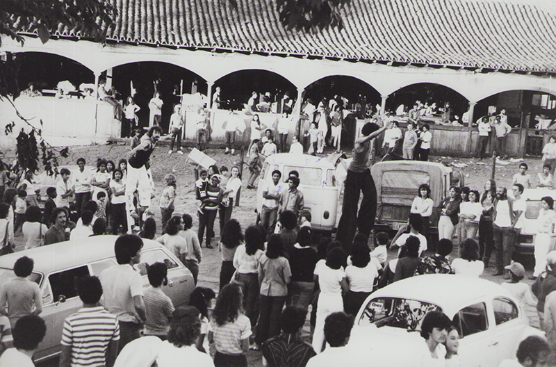 1982 - Strassentheater, Diamantina (Mercato) Brasilien &copy;FTM