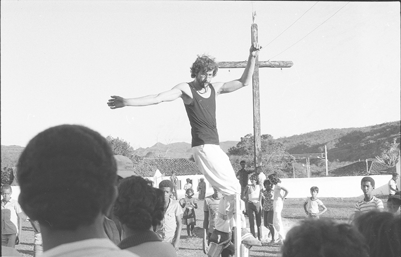 1982 - Teatro de Rua, Inhai, Dorf bei Diamantina, Brasilien &copy;FTM