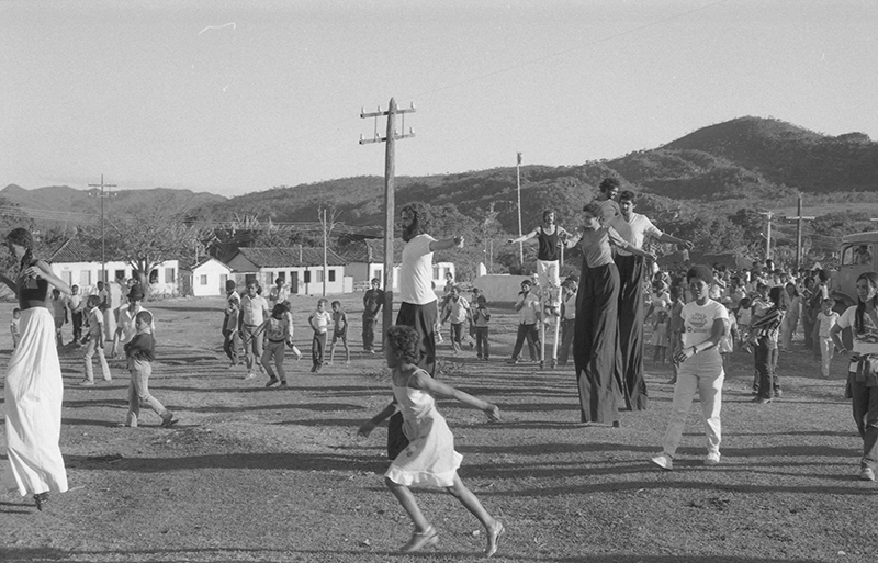 1982 - Teatro de Rua, Inhai, Dorf bei Diamantina, Brasilien &copy;FTM