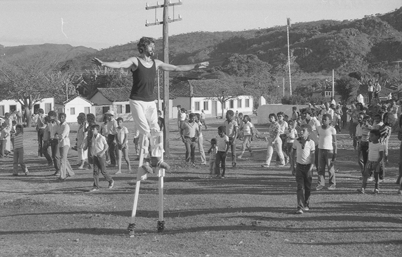 1982 - Teatro de Rua, Inhai, Dorf bei Diamantina, Brasilien &copy;FTM