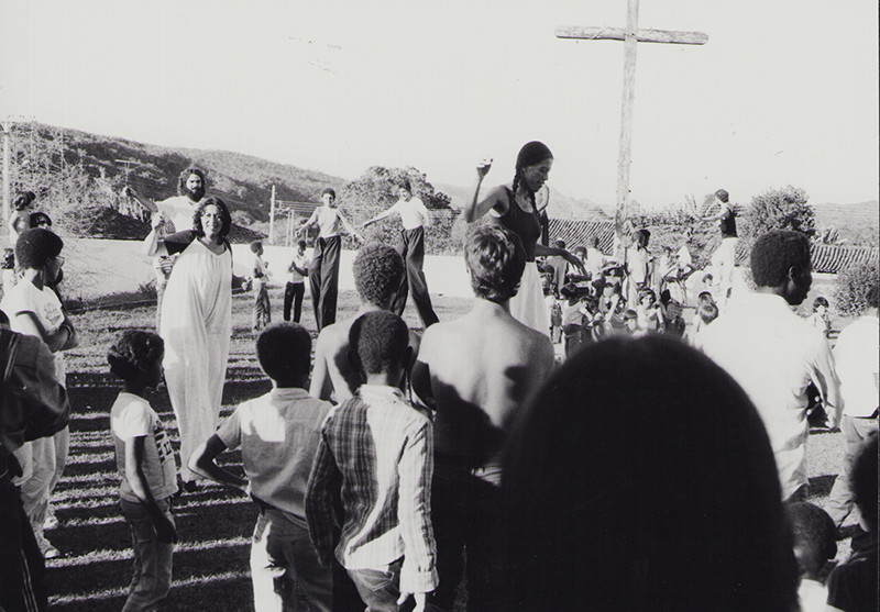 1982 - Teatro de Rua, Inhai, Dorf bei Diamantina, Brasilien  &copy;FTM