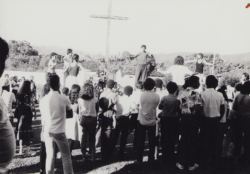1982 - Teatro de Rua, Inhai, Dorf bei Diamantina, Brasilien  &copy;FTM