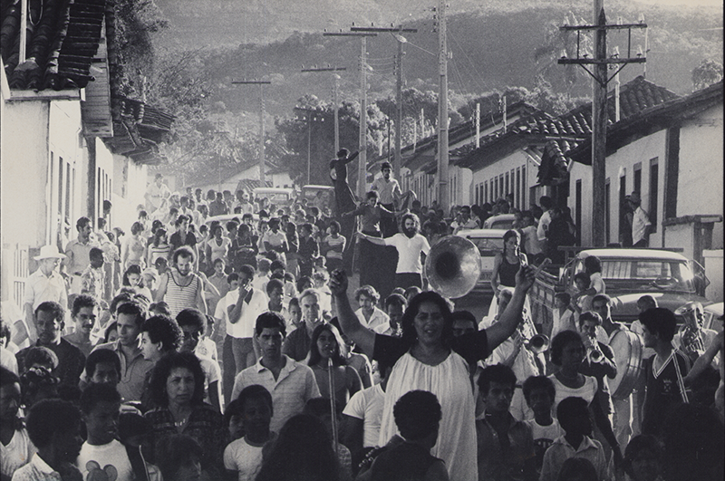 1982 - Teatro de Rua, Inhai, Dorf bei Diamantina, Brasilien &copy;FTM